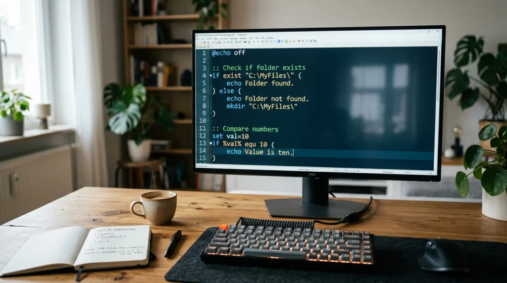 découvrez comment utiliser la condition if dans un script batch avec des explications claires et des exemples pratiques pour automatiser vos tâches sous windows.
